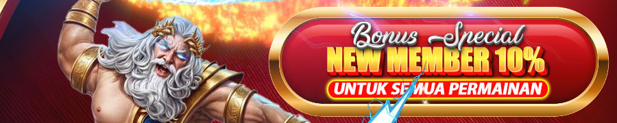 Bonus Deposit Member Baru 10% Semua Permainan