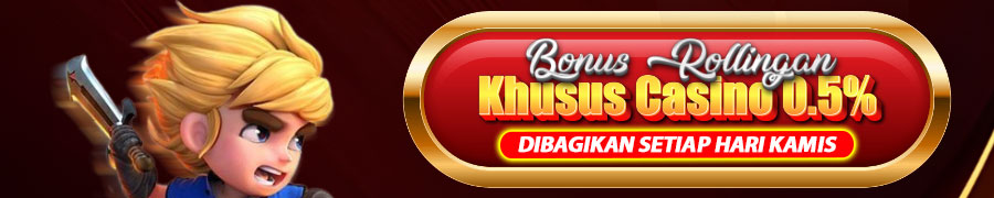 Bonus Rollingan (TurnOver) Live Casino 0,5%